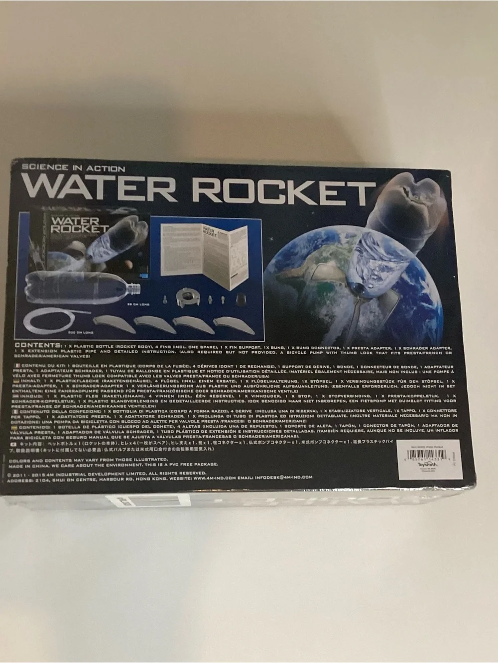 New Sealed Water Rocket Science In Action Kit Education Toy Smith Buildownrocket